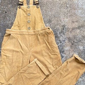 Mustard overalls